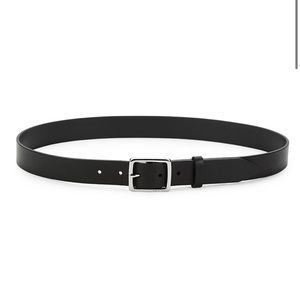 Rag & Bone Boyfriend Black Leather Belt